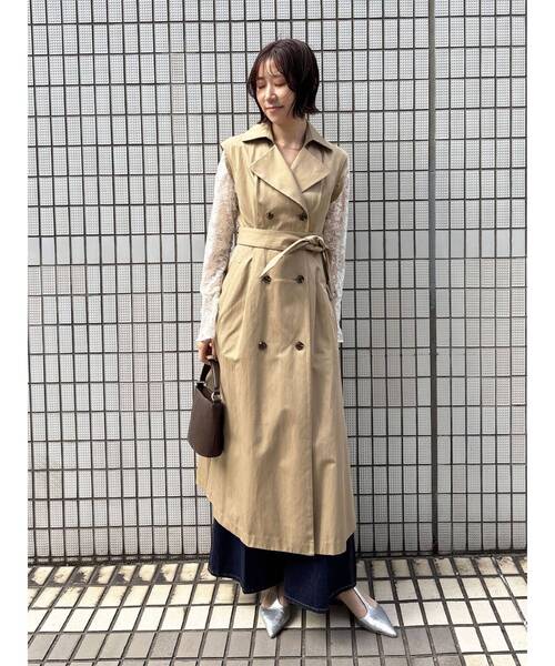LAGUNAMOON（ラグナムーン）の「マルチWAYダブルカラートレンチコート（トレンチコート・レディース・ベージュ・MEDIUM/SMALL）」の13枚目の写真