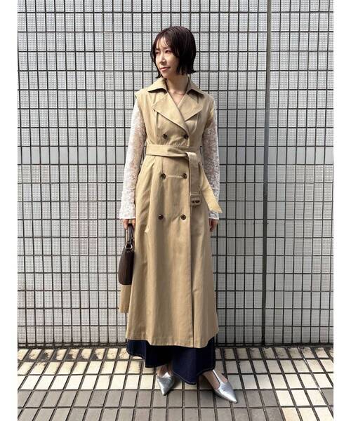 LAGUNAMOON（ラグナムーン）の「マルチWAYダブルカラートレンチコート（トレンチコート・レディース・ベージュ・MEDIUM/SMALL）」の14枚目の写真
