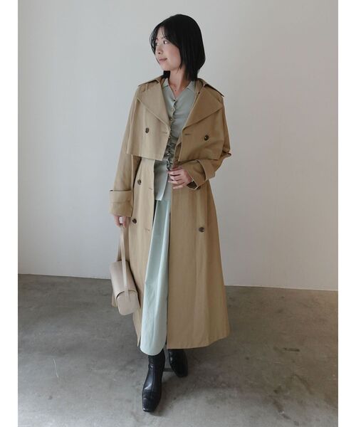 LAGUNAMOON（ラグナムーン）の「マルチWAYダブルカラートレンチコート（トレンチコート・レディース・ベージュ・MEDIUM/SMALL）」の18枚目の写真