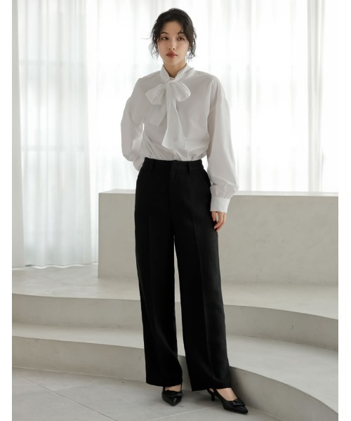 Re:EDIT(リエディ)の「ツイードストレートパンツ(その他パンツ・レディース・ネイビー/ブラック・MEDIUM/LARGE)」の3枚目の写真