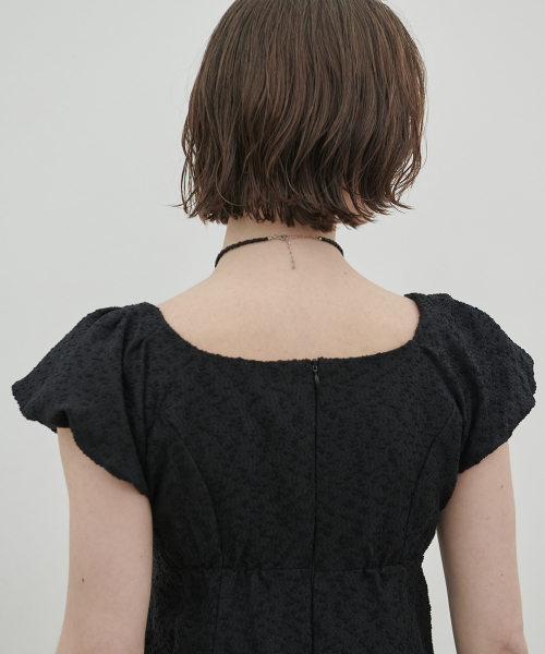 320SHOWROOM（320ショールーム）の「Livia Mini Puff Sleeve Vintage Dress Black（ワンピース・レディース・ブラック・SMALL/MEDIUM）」の3枚目の写真