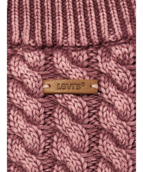 Levi's(リーバイス)の「Levi's/リーバイス LEILAH ケーブルクルーネックセーター(ニット/セーター・レディース・ピンク・XS/S/M)」の12枚目の写真