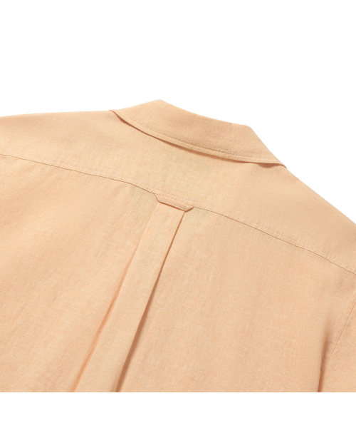 PRODESHIRT（プロデシャツ）の「[コンフォート] トロピカルヴィンテージリネンキャンプシャツ (オレンジ)（シャツ/ブラウス・メンズ・その他・M/L/XL）」の4枚目の写真