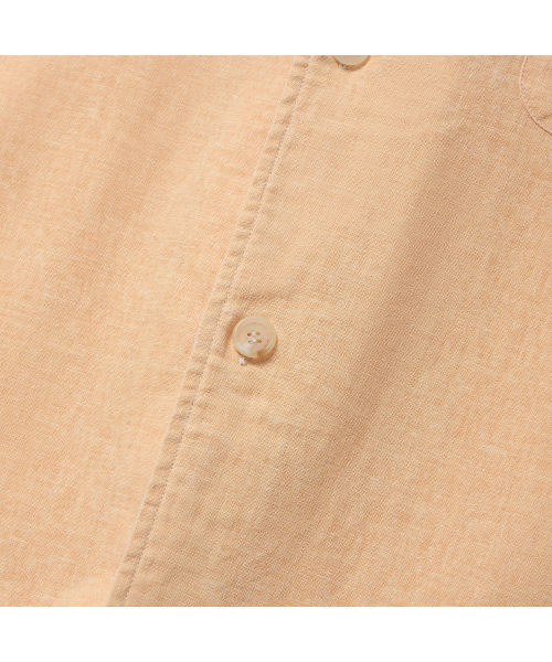 PRODESHIRT（プロデシャツ）の「[コンフォート] トロピカルヴィンテージリネンキャンプシャツ (オレンジ)（シャツ/ブラウス・メンズ・その他・M/L/XL）」の6枚目の写真