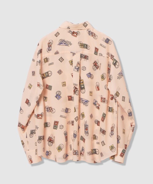 LOULOU WILLOUGHBY(ルルウィルビー)の「【LOULOU WILLOUGHBY】レタープリントシャツブラウス(シャツ/ブラウス・レディース・ピンク/ネイビー・2)」の10枚目の写真