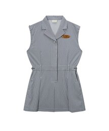 ANTOMARS（アントゥマーズ）の「カラーネック スリーブレス ジャンプスーツ レディース ネイビー（つなぎ/オールインワン）」