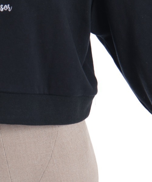 axes femme POETIQUE(アクシーズファムポエティック)の「レース使いビジュースウェット(Tシャツ/カットソー・レディース・ラベンダー/ピンク/ブラック・MEDIUM)」の12枚目の写真