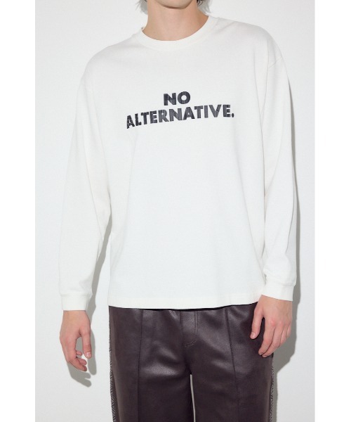 AZUL by moussy（アズールバイマウジー）の「NO ALTERNATIVE長袖Tシャツ（Tシャツ/カットソー・メンズ・ブラック/ホワイト・LARGE/MEDIUM/SMALL）」の16枚目の写真