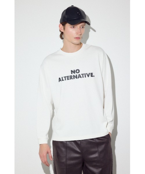 AZUL by moussy（アズールバイマウジー）の「NO ALTERNATIVE長袖Tシャツ（Tシャツ/カットソー・メンズ・ブラック/ホワイト・LARGE/MEDIUM/SMALL）」の18枚目の写真