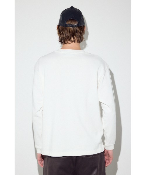 AZUL by moussy（アズールバイマウジー）の「NO ALTERNATIVE長袖Tシャツ（Tシャツ/カットソー・メンズ・ブラック/ホワイト・LARGE/MEDIUM/SMALL）」の22枚目の写真