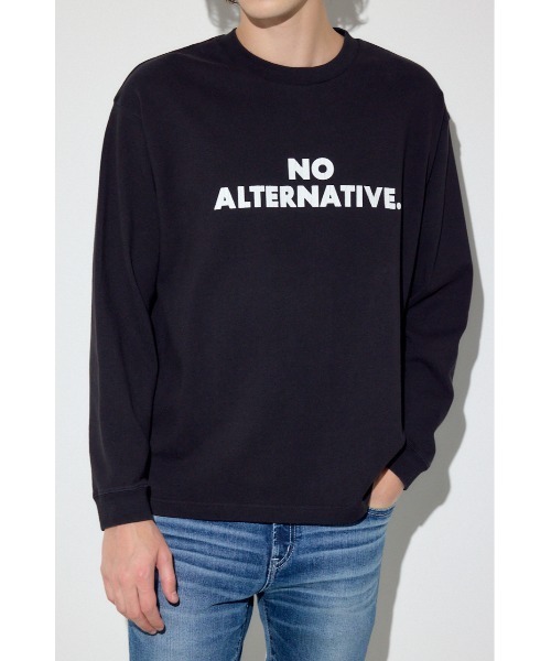 AZUL by moussy（アズールバイマウジー）の「NO ALTERNATIVE長袖Tシャツ（Tシャツ/カットソー・メンズ・ブラック/ホワイト・LARGE/MEDIUM/SMALL）」の5枚目の写真