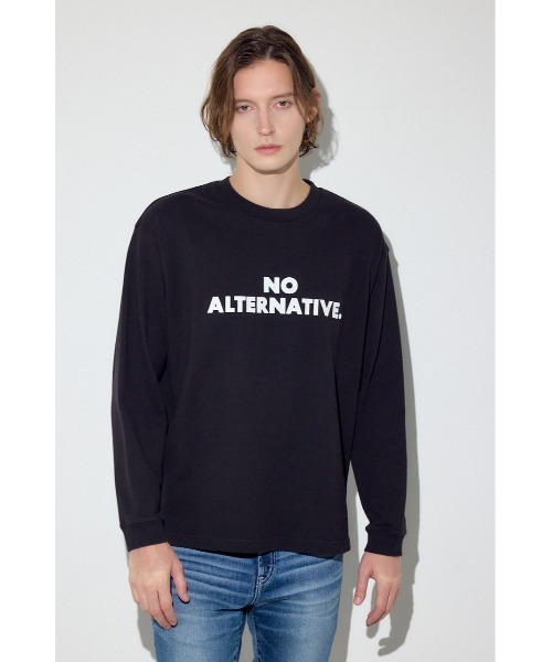 AZUL by moussy（アズールバイマウジー）の「NO ALTERNATIVE長袖Tシャツ（Tシャツ/カットソー・メンズ・ブラック/ホワイト・LARGE/MEDIUM/SMALL）」の7枚目の写真