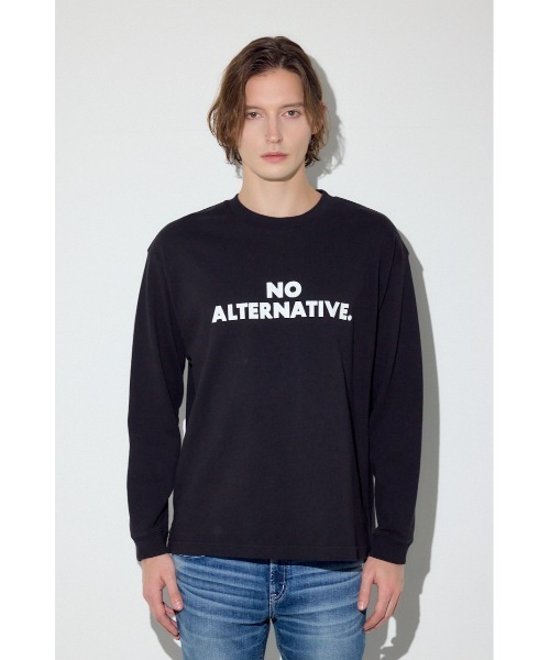 AZUL by moussy（アズールバイマウジー）の「NO ALTERNATIVE長袖Tシャツ（Tシャツ/カットソー・メンズ・ブラック/ホワイト・LARGE/MEDIUM/SMALL）」の9枚目の写真