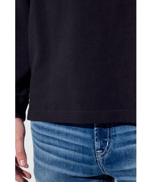 AZUL by moussy（アズールバイマウジー）の「NO ALTERNATIVE長袖Tシャツ（Tシャツ/カットソー・メンズ・ブラック/ホワイト・LARGE/MEDIUM/SMALL）」の15枚目の写真