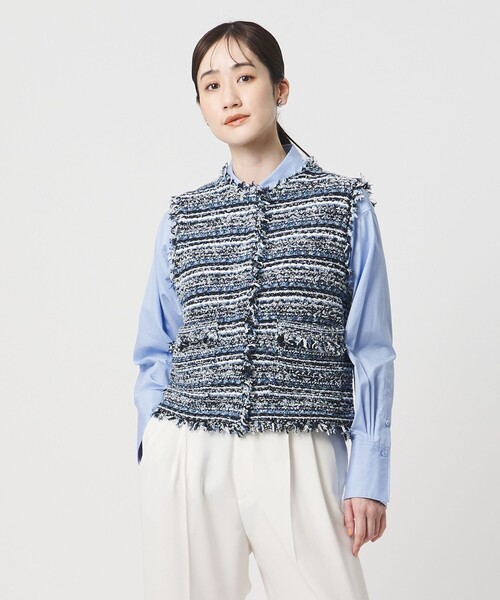 カラーミックス ツイードライク ベスト（ベスト）｜UNITED ARROWS