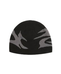 XTONZ（エクストーンズ）の「XF005 ネオロゴビーニー (ブラック)（ニットキャップ/ビーニー）」