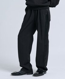 INTERSECTION（インターセッション）の「サテンパネルワイドパンツ[ブラック]（スラックス）」