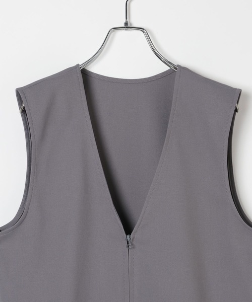 LEPSIM（レプシィム）の「レースドッキングベスト　638977（その他アウター・レディース・カーキブラウン/ブラック/グレー・FREE）」の11枚目の写真