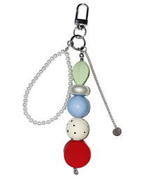 RUNDS（ランディエス）の「カラー ブロック キーリング 01（キーケース/キーアクセサリー）」