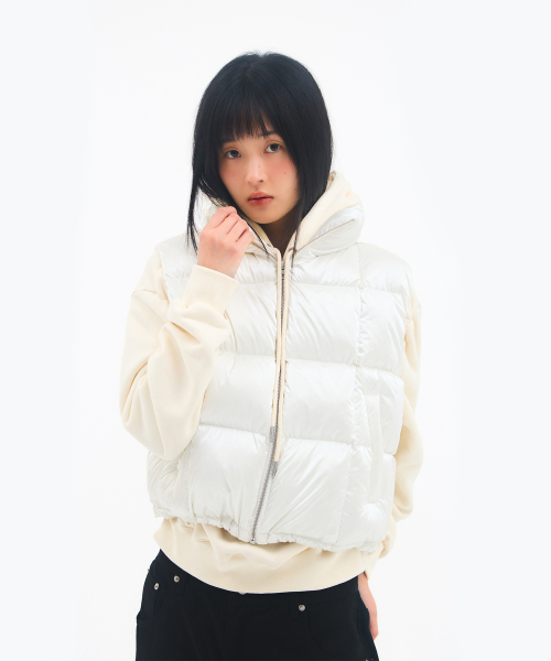 AMESWORLDWIDE(アメスワールドワイド)の「AMES PADDING VEST IVORY(ダウンベスト・メンズ・その他・FREE)」の5枚目の写真