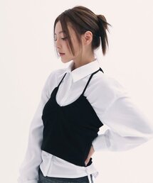 BABLETWO（ビーエイブルトゥー）の「Clala Top BLACK（Tシャツ/カットソー）」