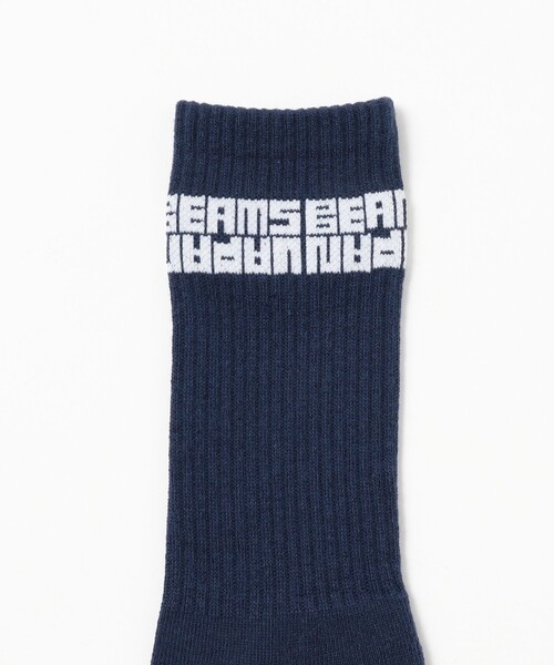 BEAMS JAPAN(ビームス ジャパン)の「【別注】ビームス ジャパン ロゴ ソックス(ソックス/靴下・レディース・ネイビー/ホワイト・25cm-27cm/22cm-25cm/27cm-29cm)」の3枚目の写真