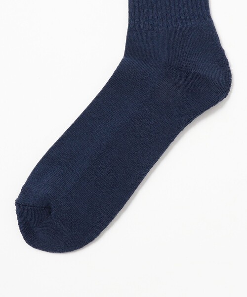 BEAMS JAPAN(ビームス ジャパン)の「【別注】ビームス ジャパン ロゴ ソックス(ソックス/靴下・レディース・ネイビー/ホワイト・25cm-27cm/22cm-25cm/27cm-29cm)」の4枚目の写真