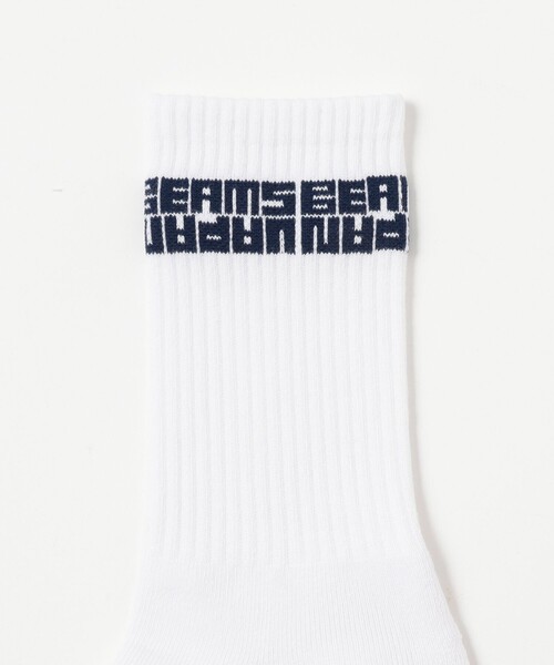 BEAMS JAPAN(ビームス ジャパン)の「【別注】ビームス ジャパン ロゴ ソックス(ソックス/靴下・レディース・ネイビー/ホワイト・25cm-27cm/22cm-25cm/27cm-29cm)」の5枚目の写真
