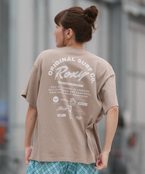 ROXY(ロキシー)の「ROXY/ロキシー 半袖 Tシャツ バックプリント RST261090(Tシャツ/カットソー・レディース・モカ/ホワイト/ブラック・L/M)」の22枚目の写真