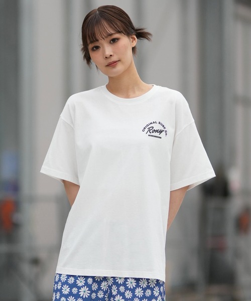 ROXY(ロキシー)の「ROXY/ロキシー 半袖 Tシャツ バックプリント RST261090(Tシャツ/カットソー・レディース・モカ/ホワイト/ブラック・L/M)」の4枚目の写真