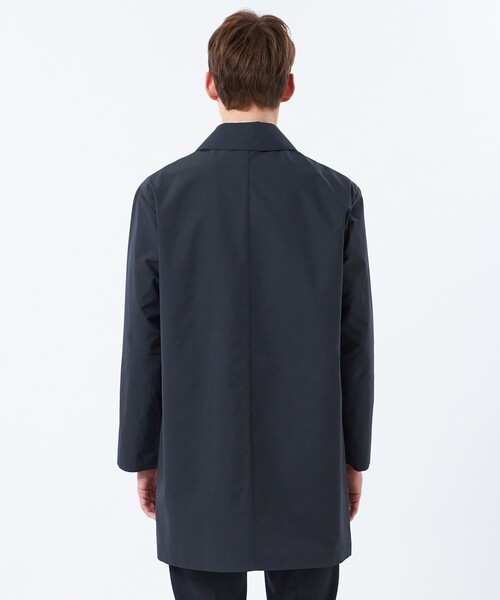 MACKINTOSH PHILOSOPHY(マッキントッシュ フィロソフィー)の「コットンライクタッサー BALBY(バルビー)(ステンカラーコート・メンズ・ベージュ系その他4/ダークネイビー・40/38)」の7枚目の写真