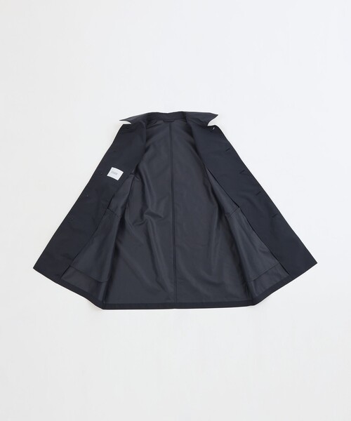 MACKINTOSH PHILOSOPHY(マッキントッシュ フィロソフィー)の「コットンライクタッサー BALBY(バルビー)(ステンカラーコート・メンズ・ベージュ系その他4/ダークネイビー・40/38)」の10枚目の写真