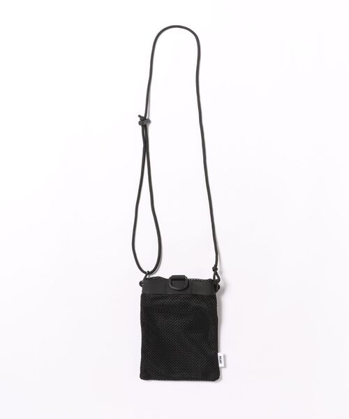 UNFRM OUTDOOR STANDARD(ユニフォームアウトドアスタンダード)の「【UNFRM OUTDOOR STANDARD:ユニフォームアウトドアスタンダード】MILITARY MESH POUCH/メッシュミニバッグ(ショルダーバッグ・レディース・ブラック/オレンジ・FREE)」の6枚目の写真