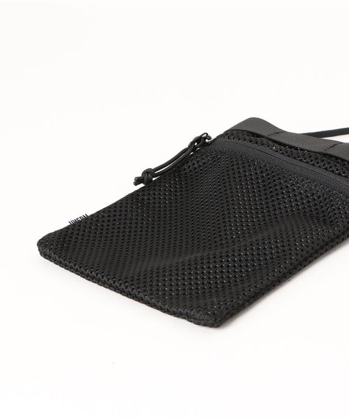 UNFRM OUTDOOR STANDARD(ユニフォームアウトドアスタンダード)の「【UNFRM OUTDOOR STANDARD:ユニフォームアウトドアスタンダード】MILITARY MESH POUCH/メッシュミニバッグ(ショルダーバッグ・レディース・ブラック/オレンジ・FREE)」の5枚目の写真