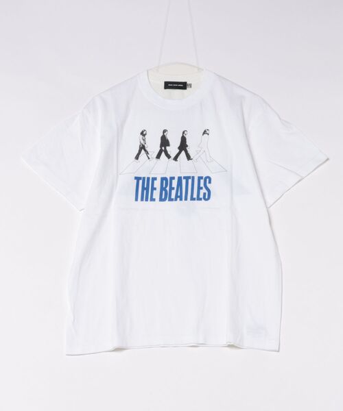 JUGLANS(ユグランス)の「【GOOD ROCK SPEED】 BEATLES Tshirts 26BTL002W(Tシャツ/カットソー・メンズ・ホワイト/チャコール・M/L/XL)」の1枚目の写真