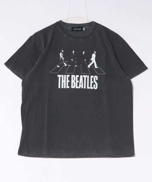 JUGLANS(ユグランス)の「【GOOD ROCK SPEED】 BEATLES Tshirts 26BTL002W(Tシャツ/カットソー・メンズ・ホワイト/チャコール・M/L/XL)」の2枚目の写真