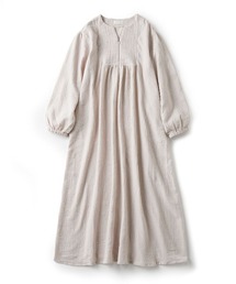 フェリシモMama（フェリシモママ）の「Ｍｏｒｅｄｄｅ　マタニティも産後も使える　ダブルガーゼワンピース〈グレージュ〉（ワンピース）」