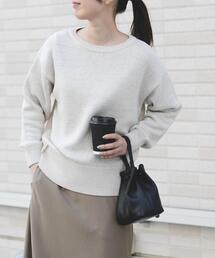 FORK&SPOON | FORK&SPOON テープヤーンボートネックニット(ニット/セーター)