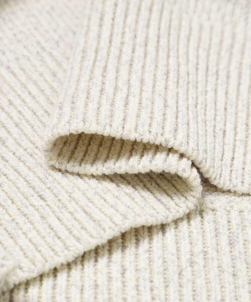 FORK&SPOON(フォークアンドスプーン)の「FORK&SPOON テープヤーンボートネックニット(ニット/セーター・レディース・ベージュ系その他/ブラック系その他・1)」の17枚目の写真