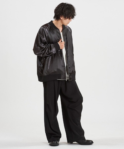 NO ID.(ノーアイディ)の「mj11374-リバーシブルBLZ ブルゾン(458006-419B)(ブルゾン・メンズ・グレー/ブラック・ONE SIZE)」の13枚目の写真