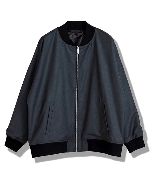 NO ID.(ノーアイディ)の「mj11374-リバーシブルBLZ ブルゾン(458006-419B)(ブルゾン・メンズ・グレー/ブラック・ONE SIZE)」の15枚目の写真