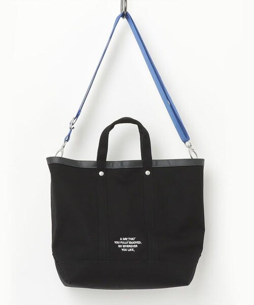 fredy emue（フレディエミュ）の「軽量ラミネート加工トートバッグ（ショルダーバッグ・レディース・キナリ/ブラック・FREE）」の11枚目の写真