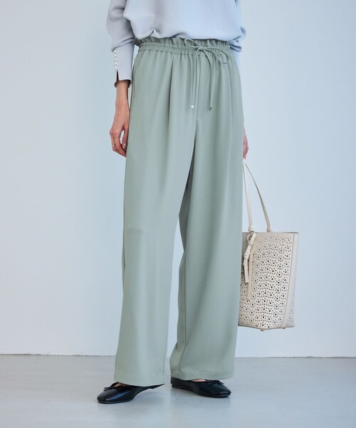 ROPE' PICNIC（ロペピクニック）の「ステファニージョグイージーワイドパンツ（その他パンツ・レディース・ベージュ/イエロー/ライトグリーン/チャコールグレー・S/L/M）」の3枚目の写真