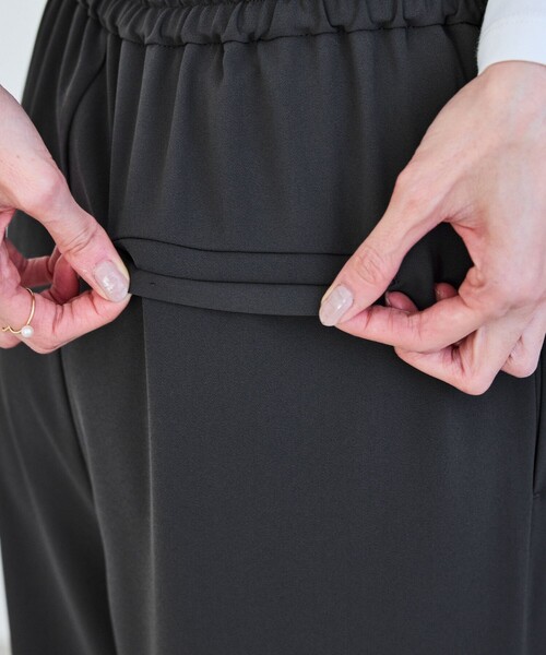 ROPE' PICNIC（ロペピクニック）の「ステファニージョグイージーワイドパンツ（その他パンツ・レディース・ベージュ/イエロー/ライトグリーン/チャコールグレー・S/L/M）」の9枚目の写真