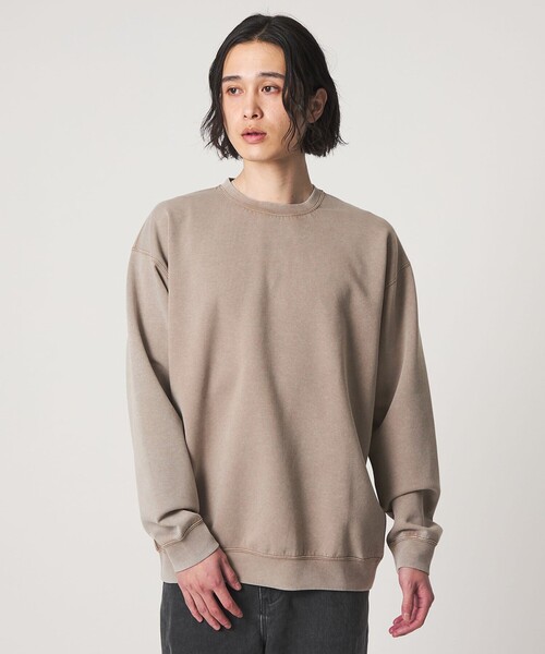 A DAY IN THE LIFE UNITED ARROWS(アデイインザライフユナイテッドアローズ)の「フェード ダンボールニット リラックススウェット<A DAY IN THE LIFE>(スウェット・メンズ・ライトブルー/ダークグレー/ベージュ・L/M)」の3枚目の写真