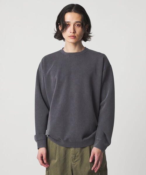 A DAY IN THE LIFE UNITED ARROWS(アデイインザライフユナイテッドアローズ)の「フェード ダンボールニット リラックススウェット<A DAY IN THE LIFE>(スウェット・メンズ・ライトブルー/ダークグレー/ベージュ・L/M)」の4枚目の写真