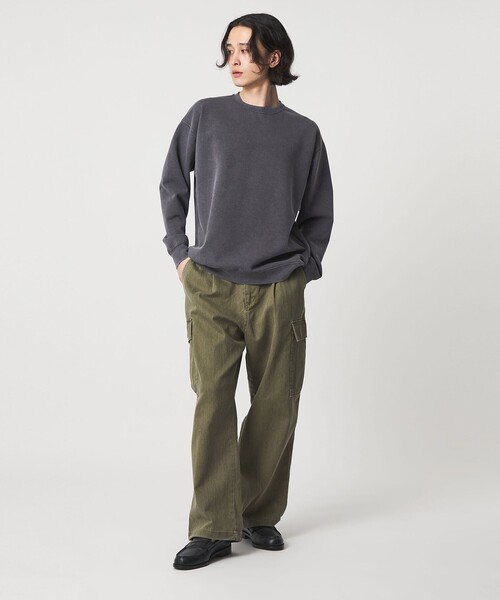 A DAY IN THE LIFE UNITED ARROWS(アデイインザライフユナイテッドアローズ)の「フェード ダンボールニット リラックススウェット<A DAY IN THE LIFE>(スウェット・メンズ・ライトブルー/ダークグレー/ベージュ・L/M)」の5枚目の写真