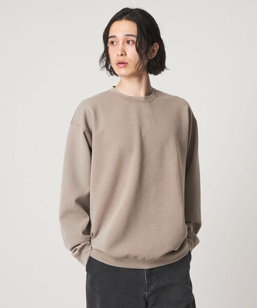 A DAY IN THE LIFE UNITED ARROWS(アデイインザライフユナイテッドアローズ)の「フェード ダンボールニット リラックススウェット<A DAY IN THE LIFE>(スウェット・メンズ・ライトブルー/ダークグレー/ベージュ・L/M)」の7枚目の写真