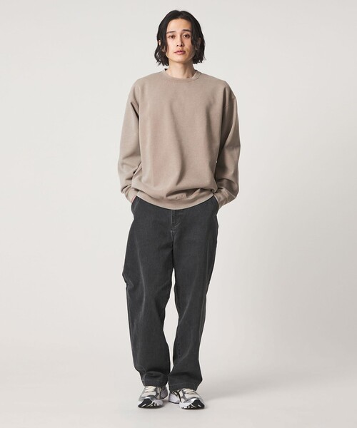 A DAY IN THE LIFE UNITED ARROWS(アデイインザライフユナイテッドアローズ)の「フェード ダンボールニット リラックススウェット<A DAY IN THE LIFE>(スウェット・メンズ・ライトブルー/ダークグレー/ベージュ・L/M)」の8枚目の写真