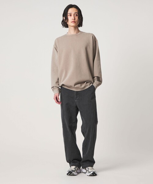 A DAY IN THE LIFE UNITED ARROWS(アデイインザライフユナイテッドアローズ)の「フェード ダンボールニット リラックススウェット<A DAY IN THE LIFE>(スウェット・メンズ・ライトブルー/ダークグレー/ベージュ・L/M)」の9枚目の写真